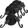 Verstellbar Spanngummi mit Haken, Expander mit Metallhaken Produktbild-Vorschau 1