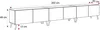 Idohome TV Lowboard Angel 300 cm Kaschmir – TV-Schrank mit Produktbild-Vorschau 7