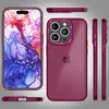 Custodia ibrida per iPhone 15 Pro Frosted Case Bordo Anteprima dell’immagine prodotto 7