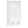 vidaXL Kleiderschrank mit 2 Türen Hill Weiß 89x50x170 cm Produktbild-Vorschau 11