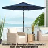 A patio scene with chairs and an umbrella. Podgląd zdjęcia produktu