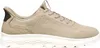A side view of a single tan Geox sneaker against a white background. Podgląd zdjęcia produktu