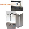 A collage of images showing a foldable LED cosmetic mirror with different angles and details. Produktbild-Vorschau