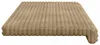 Bankkissen Plüschcord Taupe Tiefe 35 cm Produktbild-Vorschau 6