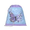 Belmil Mini-Fit ergonomisches Schulranzen-Set 4-teilig "Purple Blue Butterfly" mit Brustgurt Produktbild-Vorschau