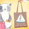 Mr. & Mrs. Panda Tote Bag Bär Segeln - Braun Pastell - Produktbild-Vorschau 2