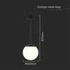 Lampa zewnętrzna wisząca biała kula E27 V-TAC VT-1226-11825 Podgląd zdjęcia produktu 3