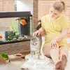 Stazione di alimentazione per gatti Relaxdays con vaschetta Anteprima dell’immagine prodotto 3