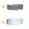 Runde reflektierende Schnürsenkel in Grau - Länge: 100cm Produktbild-Vorschau