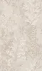 A close-up view of a beige wallpaper with a botanical jungle pattern. Produktbild-Vorschau