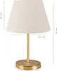 Opviq, AYD - 1988, Tischleuchten, Creme, PVC, 22 x 22 x 37 Produktbild-Vorschau 3