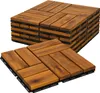 Akazienholz-Fliesen 11x Holzfliesen Klickfliese geölt mit Produktbild-Vorschau 3