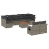 The Living Store 10-tlg. Garten-Sofagarnitur mit Kissen Produktbild-Vorschau 3