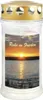 Jeka Gedenkkerze 100% Pflanzenöl Sonnenuntergang Grabkerze Produktbild-Vorschau 1