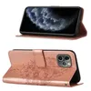 iPhone 11 Pro Hülle, Schmetterling Prägung Flip Leder Produktbild-Vorschau 2