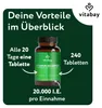Vitabay Vitamin D3 Depot 20.000 I.E. - 480 Vegane Tabletten Produktbild-Vorschau 6