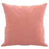 vidaXL Coussin décoratif 2 pcs. Rose 40x40 cm velours Voir les images du produit 4