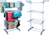 A product image showing two drying racks, one with clothes and one empty, against a white background. Produktbild-Vorschau