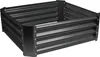 A square raised garden bed made of corrugated metal. Produktbild-Vorschau