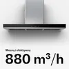 Klarstein Verosteel okap kuchenny 90cm - 881,6 m³/h, A++ Podgląd zdjęcia produktu 4