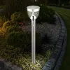 LED Solar Steckleuchte, Edelstahl, Bewegungsmelder, H 95 cm Produktbild-Vorschau 5