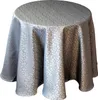 Tischdecke Jacquard meliert grau Tischläufer 150 cm rund Produktbild-Vorschau 3