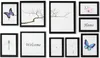 accent by nielsen Bilderrahmen Set 10 Stk., Schwarz, Produktbild-Vorschau 1