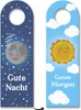 Gute Nacht - guten Morgen Mond und Sonne Türhänger 10er Set Produktbild-Vorschau 1