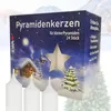 Pyramidové svíčky 24/240 bílé pro malé pyramidy, 24 kusů, Náhled obrázku produktu 5