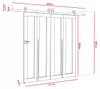 KierMoebel Schiebetür Komplettset QUDIO DUO M5 Weiß Produktbild-Vorschau 6
