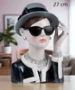 formano Deko-Büste Dame mit Hut + Sonnenbrille Handbemalte Produktbild-Vorschau 2