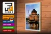 Holzschild Reise 20x30cm Berlin Deutschland Porträt Fluss Produktbild-Vorschau 4
