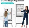 Doppelseitiges mobiles Whiteboard, 60 x 90 cm, magnetisches Produktbild-Vorschau 8