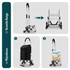 VOUNOT® Aluminium Einkaufstrolley Treppensteiger, Trolly Produktbild-Vorschau 5