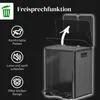 HOMCOM Odpadkový koš 2 x 20 l, systém třídění odpadu, Náhled obrázku produktu 6