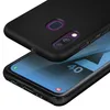 A black phone case is shown from a diagonal angle, with the phone screen visible underneath. Podgląd zdjęcia produktu