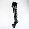 CRAZE-3028 Damen Boots von Pleaser, Schwarz  , EU 38, US 8 Produktbild-Vorschau 3