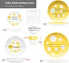 Servizio combinato Pula giallo 30 pezzi stoviglie a pois Anteprima dell’immagine prodotto 5