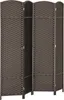 HOMCOM Paraván, 4dílný, 160 x 170 cm, přepážka z borového Náhled obrázku produktu 1