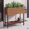 Hochbeet HWC-P84, Pflanzbeet Blumen-/Pflanzkasten Produktbild-Vorschau 1