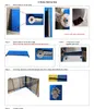 An instructional diagram showing how to assemble an A-frame for dog agility training. Produktbild-Vorschau