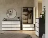 Szafa wnękowa 90 cm TAAVI - antracyt / biel Podgląd zdjęcia produktu 11
