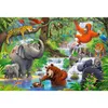 CASTORLAND Puzzle Jungle Animals MAXI 40 elementów Podgląd zdjęcia produktu 1
