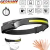 2 x LED Stirnlampe, Sensorscheinwerfer USB wiederaufladbar Produktbild-Vorschau 7
