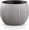 Květináč s vkladem BETON BOWL 37 cm - šedý Náhled obrázku produktu 4