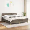 [Home] Boxspringbett mit Matratze Taupe 180x200 cm Stoff , Produktbild-Vorschau 1