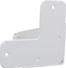 A white metal corner bracket with pre-drilled holes. Náhľad obrázku produktu