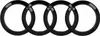 Emblém s logom pre Audi Čierny lesklý zadný 285 mm Náhľad obrázku produktu 3