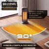 Grzejnik elektryczny Brandson Carbon o mocy 900 W z Podgląd zdjęcia produktu 3