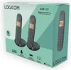 Téléphone Fixe Sans Fil LOGICOM DECT ILOA 250 DUO, Noir, 2 Voir les images du produit 4